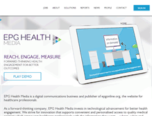 Tablet Screenshot of epghealthmedia.com